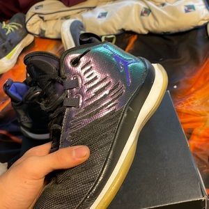 Micheal Jordan basketball shoes, slightly worn still great shoes